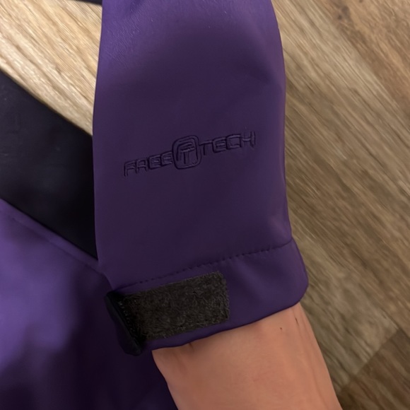 Free Tech Purple Athletic Zip Up Jacket - Picture 5 of 11